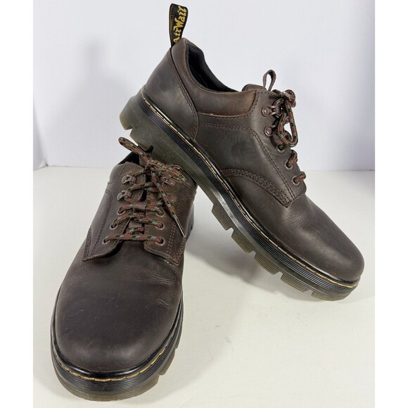 Vtg  Dr. Martens Men\'s Reeder Crazy Horse Brown Leather Utility Shoe Size 12 US main image 4